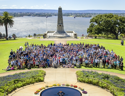 11th Battalion Descendants at the Flame of Remembrance Kings Park, 10 Jan 2015 11th Battalion Descendants at the Flame of Remembrance Kings Park, 10 Jan 2015